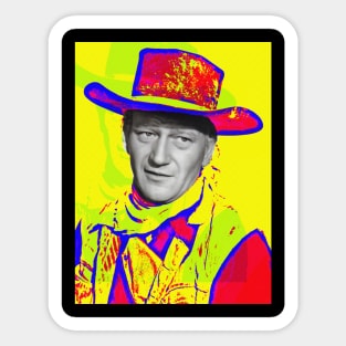 John_Wayne Sticker